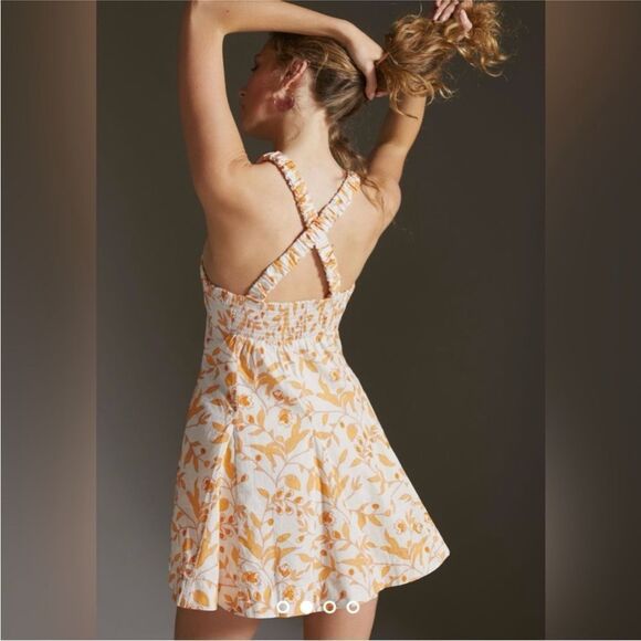 Anthropologie x Maeve Floral Mini Dress XS - Picture 2 of 12
